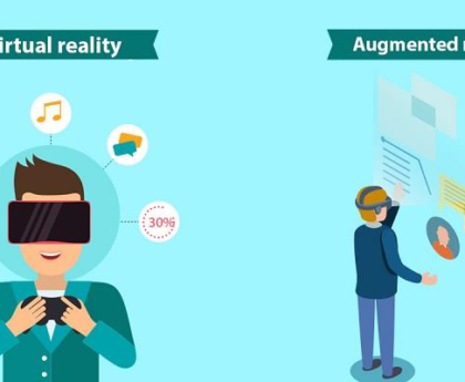 What is the difference between virtual reality and augmented reality?